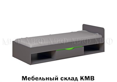 Кровать неаполь графит мебельный склад кмв