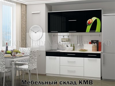 Кухонный гарнитур Ночь 1,8 м. - фото 9365